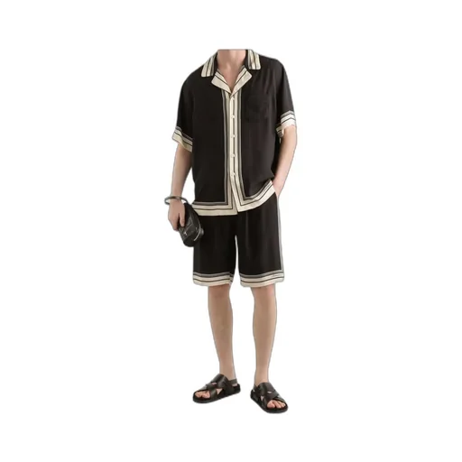Dolce & Gabbana Stripe Printed Vanity Bermuda Shorts