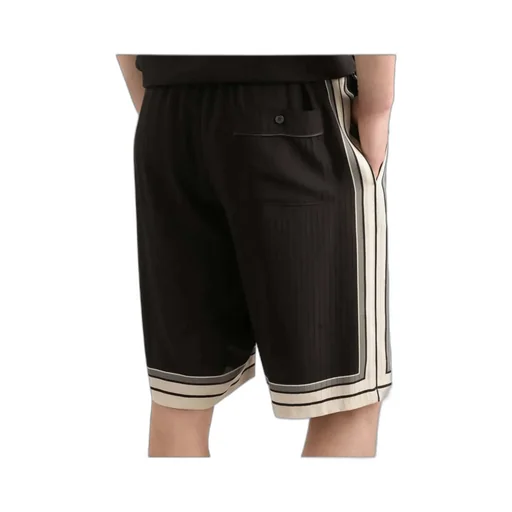 Dolce & Gabbana Stripe Printed Vanity Bermuda Shorts