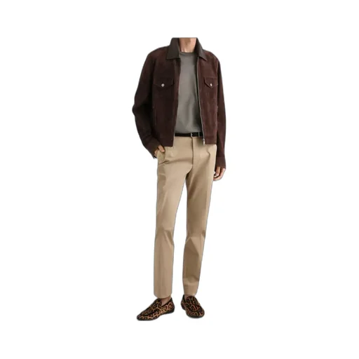 Dolce & Gabbana Pressed Crease Gabardine Trousers