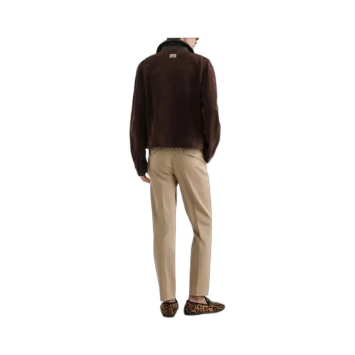 Dolce & Gabbana Pressed Crease Gabardine Trousers