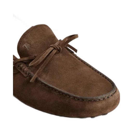 Tod's Logo Detailed Lace-Up Boat Shoes