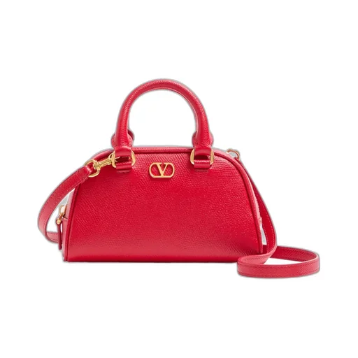Valentino Bowling Vlogo Signature Zip-Up Tote Bag
