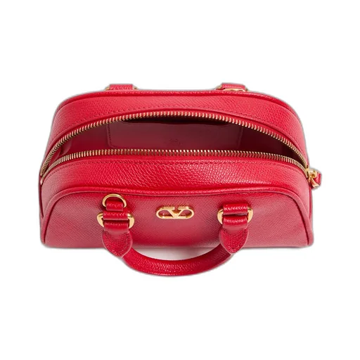 Valentino Bowling Vlogo Signature Zip-Up Tote Bag