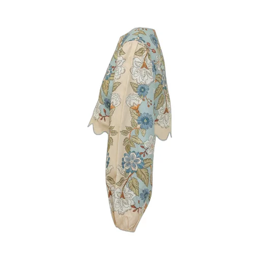 Printed Long-Sleeved Blouse