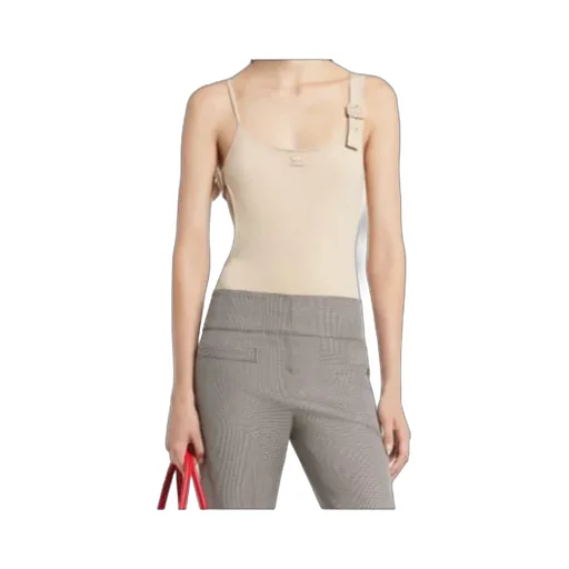 CourrÈGes Buckle Cut-Out Swimsuit