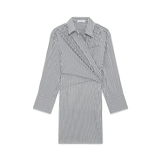 Striped Shirt Dress