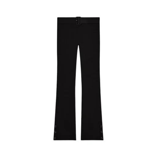 CourrÈGes Belted Flared Trousers