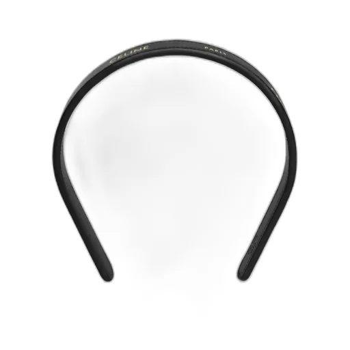 Celine Paris Thin Headband In Calfskin