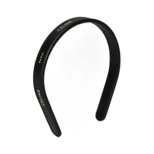 Celine Paris Thin Headband In Calfskin