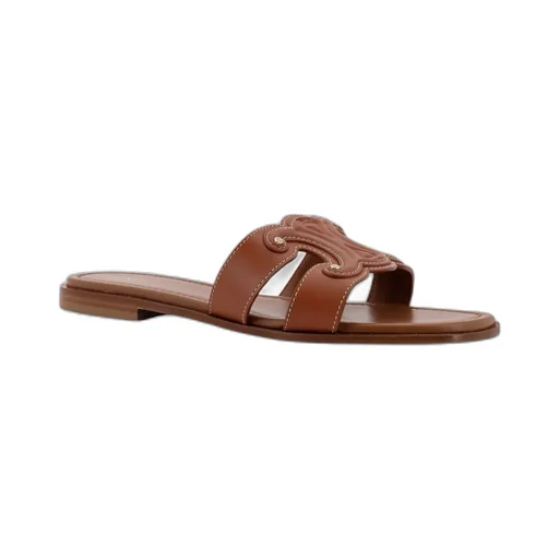 Celine Marina Mule In Calfskin