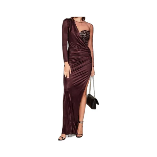 Elisabetta Franchi Red Carpet Tulle And Jersey Dress