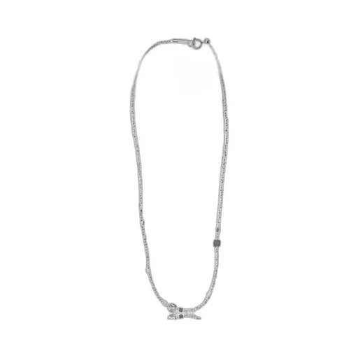 Isabel Marant Gary Engraved Logo Necklace