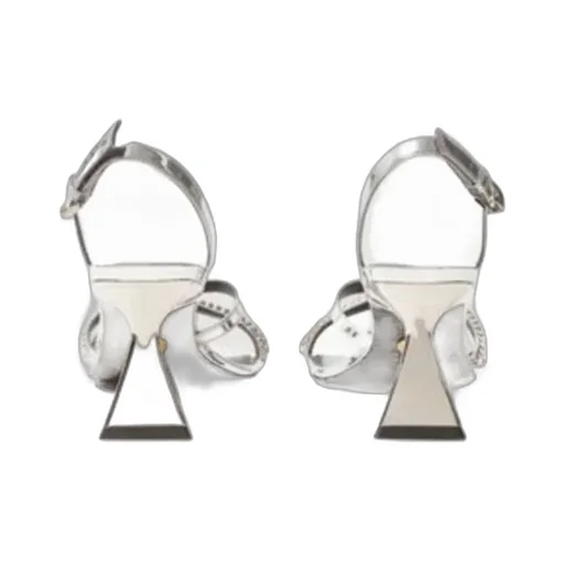 Stella Mccartney Elsa Metallic Heeled Sandals