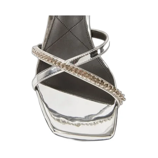 Stella Mccartney Elsa Metallic Heeled Sandals