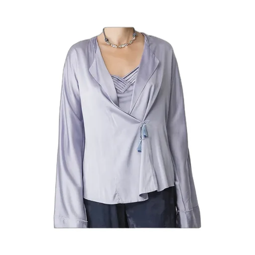 Forte Forte Wrap Satin Shirt