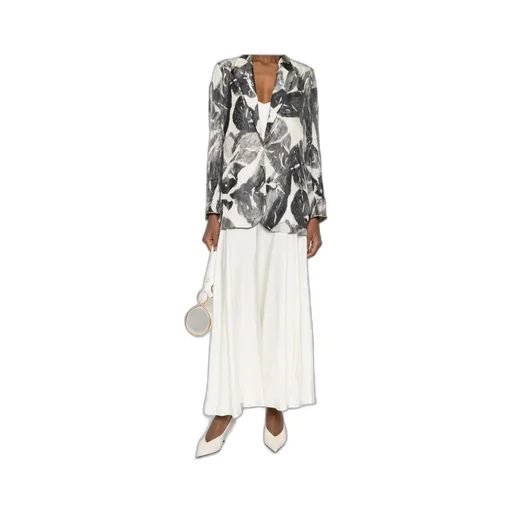 Printed Collared Jacket