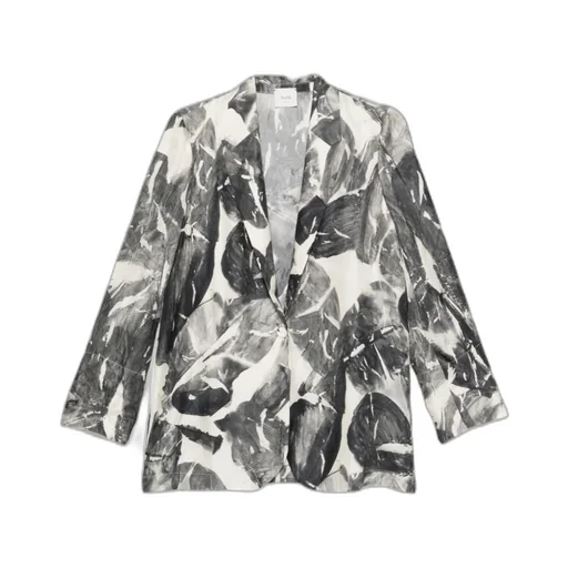 Printed Collared Jacket