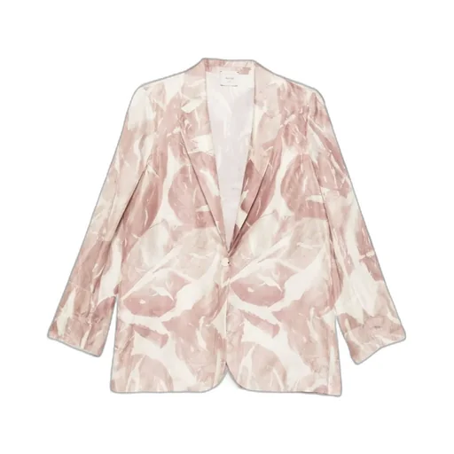 Printed Collared Jacket