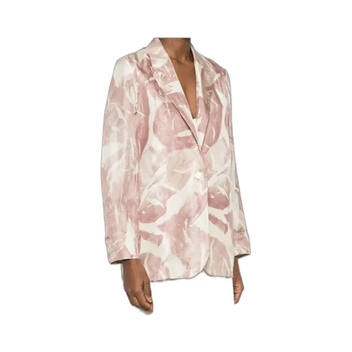 Printed Collared Jacket