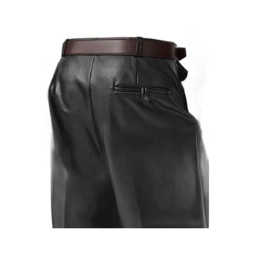 Wide-Leg Vegan Bermuda Shorts