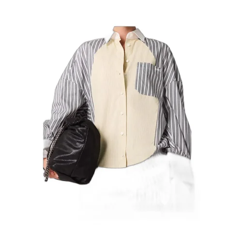 Stella Mccartney Oversized Mixed Striped Shirt