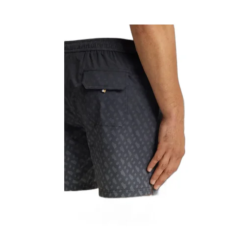 Boss Hugo Boss Logo Badge Drawstring Swim Shorts