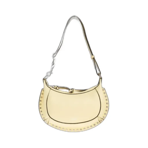 Isabel Marant Oskan Moon Studded Shoulder Bag