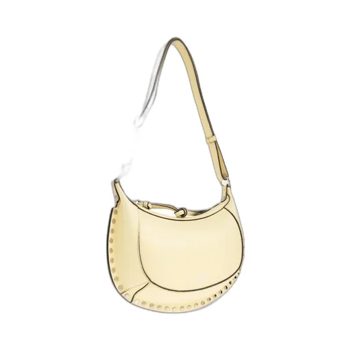 Isabel Marant Oskan Moon Studded Shoulder Bag