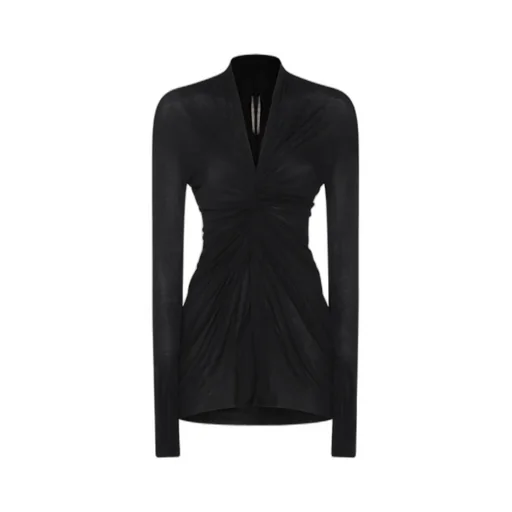 Rick Owens Radiance Draped Knitted Top