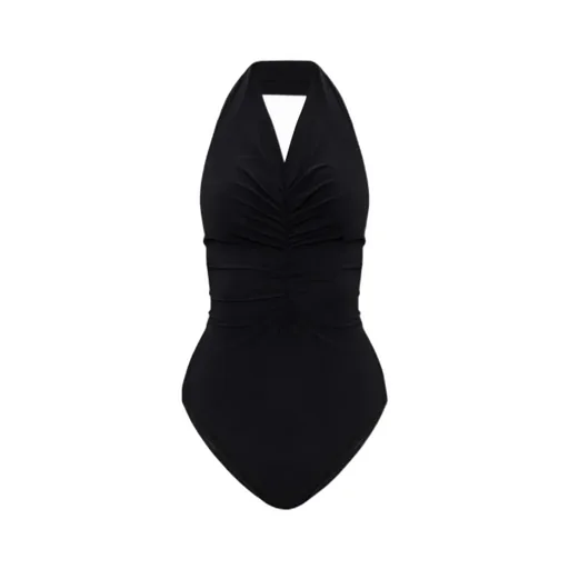 Rick Owens One Piece Ruched Swimsuit