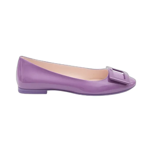 Roger Vivier Logo Embossed Flat Shoes