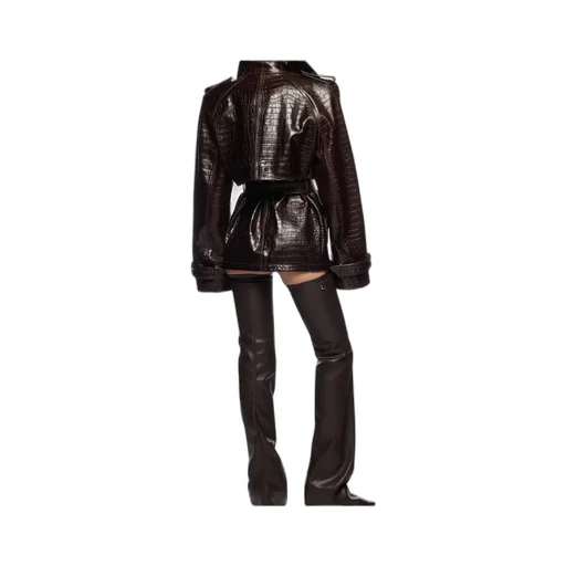 The Attico Belted Bomber Jacket