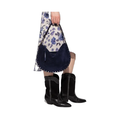 Isabel Marant Oskan Logo Stamped Crossbody Bag