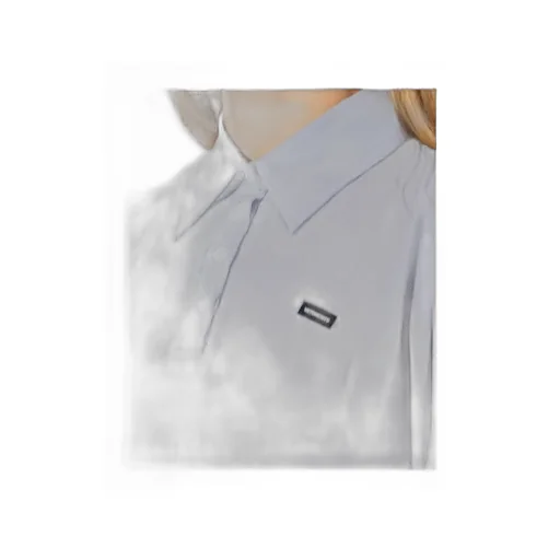 Vetements Collared Sleeveless Shirt Dress