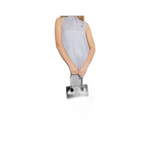 Vetements Collared Sleeveless Shirt Dress