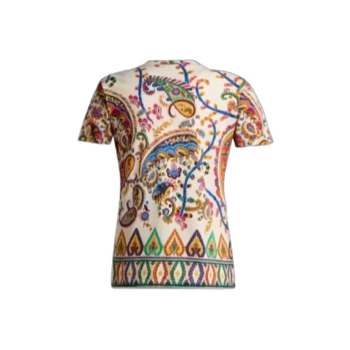 Etro Paisley Printed Short-Sleeved T-Shirt