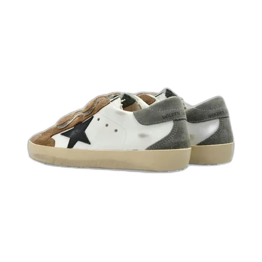Golden Goose Kids Old School Round Toe Trainers