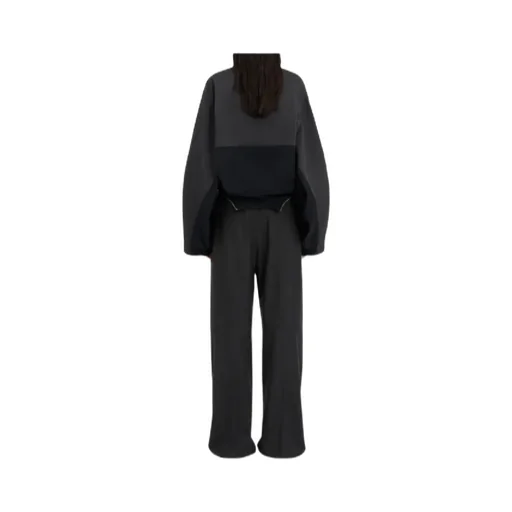Mm6 Maison Margiela High-Neck Zipped Colour-Block Jacket