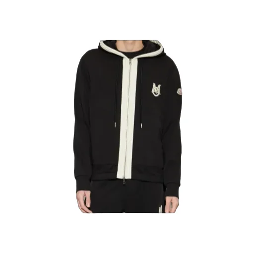 Moncler Logo Patch Zip-Up Jacket
