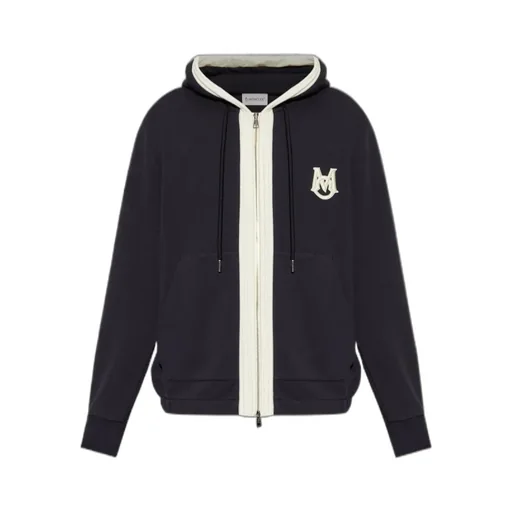 Moncler Logo Patch Zip-Up Jacket