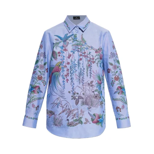 Etro Printed Oxford Shirt
