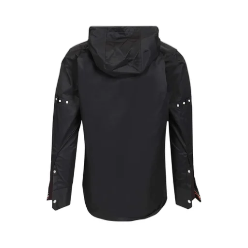 Thom Browne Drawstring Hooded Armband Shirt