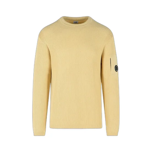 C.P. Company Logo Plaque Crewneck Jumper