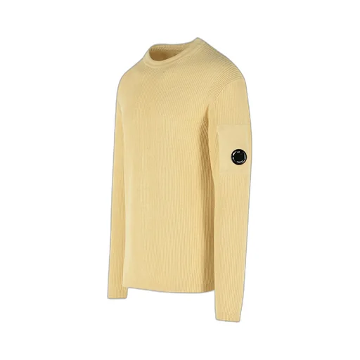 C.P. Company Logo Plaque Crewneck Jumper