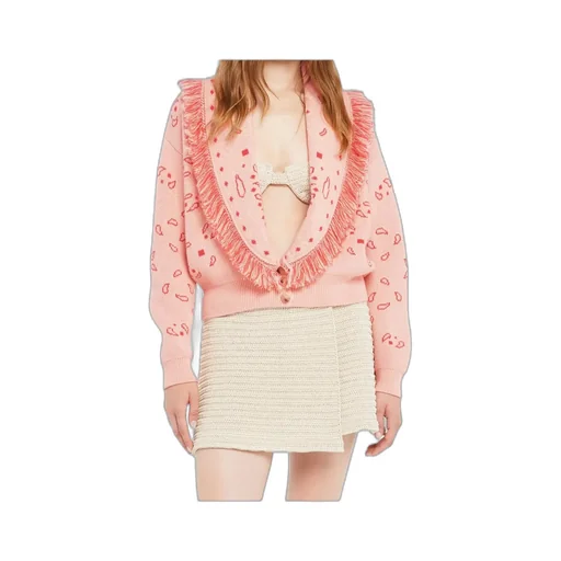 Bandana Jacquard Cardigan