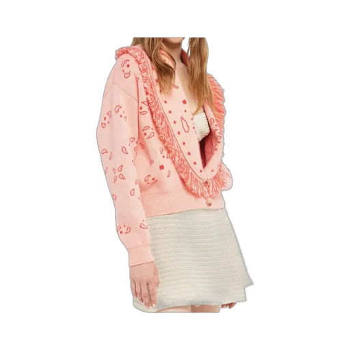 Bandana Jacquard Cardigan