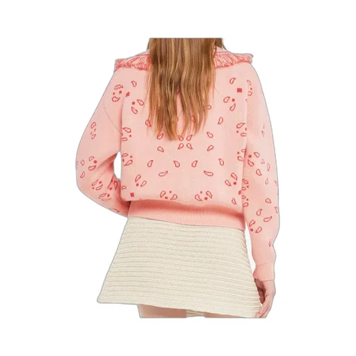 Bandana Jacquard Cardigan