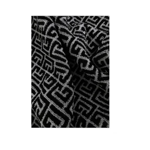 Balmain Kids Monogram-Pattern Bath Towel