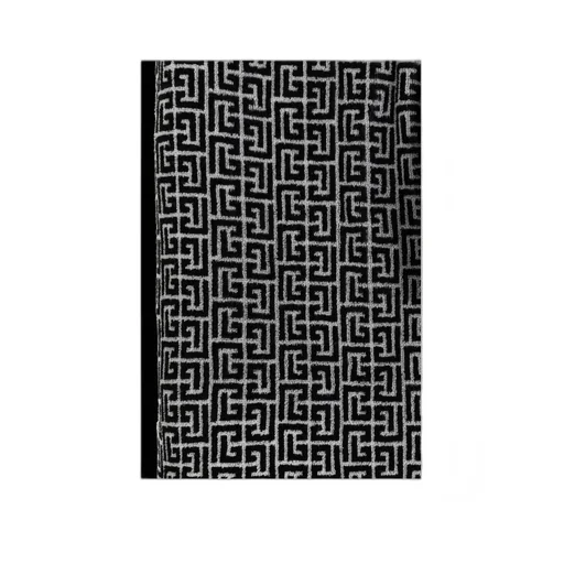 Balmain Kids Monogram-Pattern Bath Towel