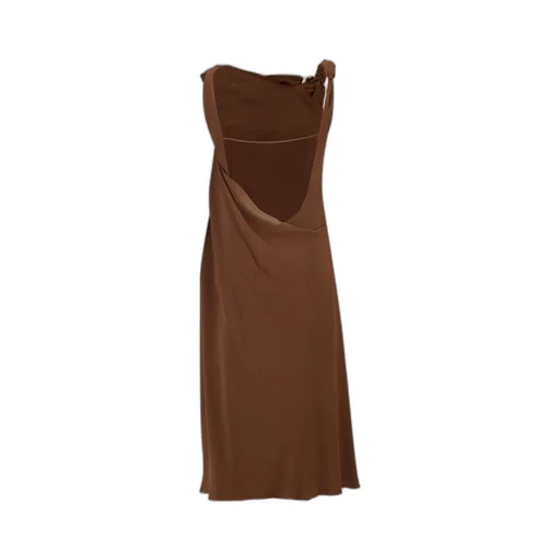 Silk Midi Dress